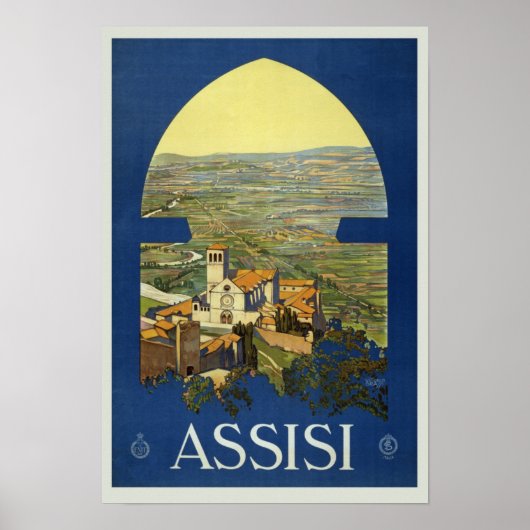 Assisi Perugia Italië Poster (Voorkant)