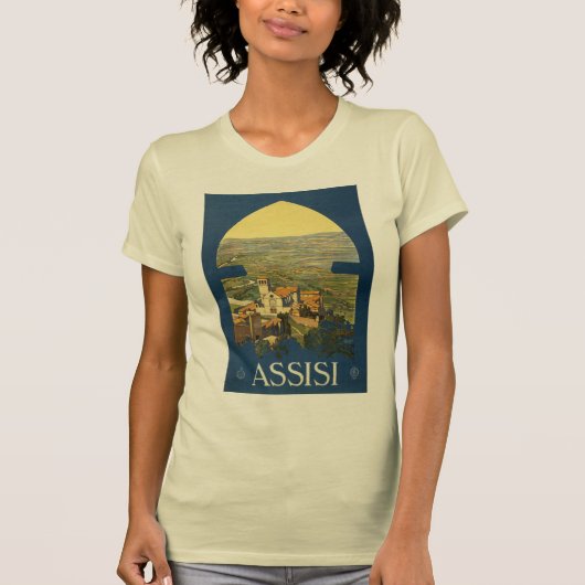 Assisi Reisposter T-shirt (Voorkant)