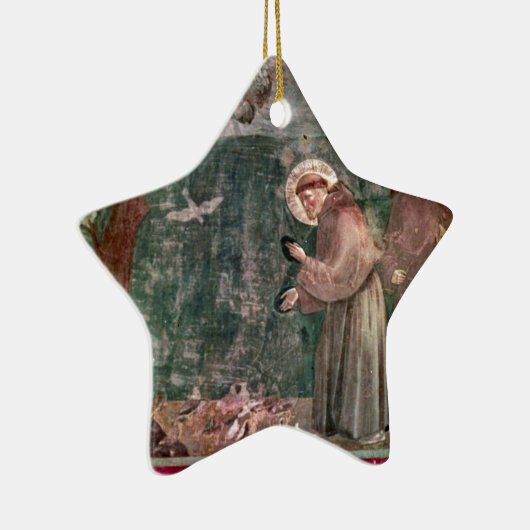 Assisi, St Francis en de vogels Keramisch Ornament (Rechts)