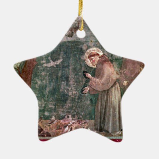 Assisi, St Francis en de vogels Keramisch Ornament (Achterkant)