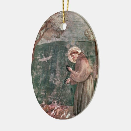Assisi, St Francis en de vogels Keramisch Ornament (Links)
