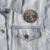 Assisi, St Francis en de vogels Ronde Button 5,7 Cm (In situ)