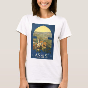 Assisi Travel Poster T-shirt