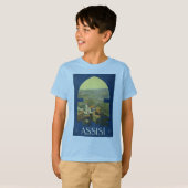 Assisi Travel Poster T-shirt (Voorkant volledig)