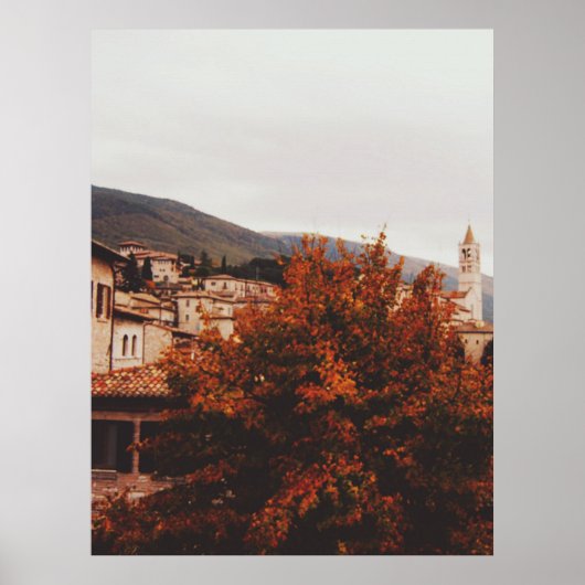 Assisi - Umbrië - Italië Poster (Voorkant)