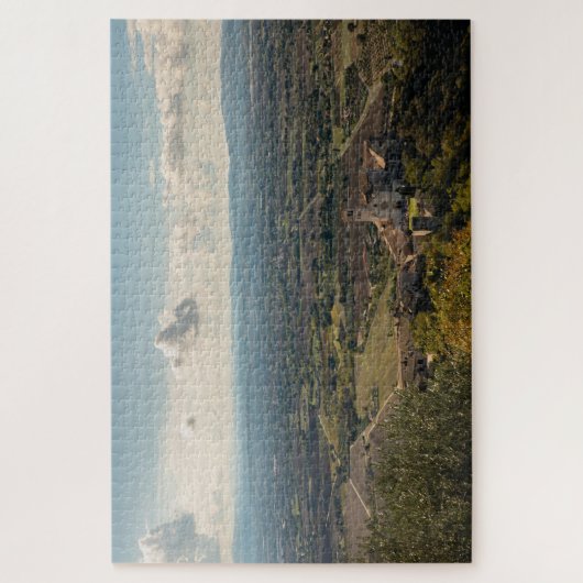 Assisi vlakte en Saint Francis Basilica, Italië Legpuzzel (Verticaal)