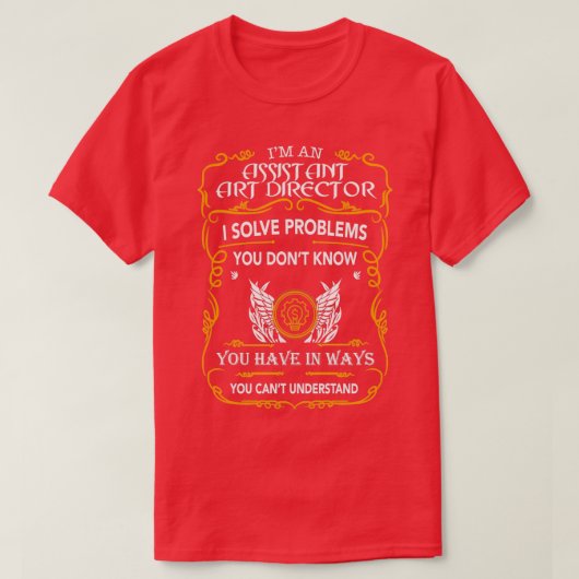 ASSISTANT ART DIRECTEUR T-SHIRT (Design voorkant)