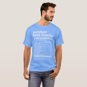 Assistant Band Director Nutritional And T-shirt (Voorkant volledig)