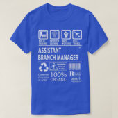 Assistant Branch Manager T-shirt (Design voorkant)