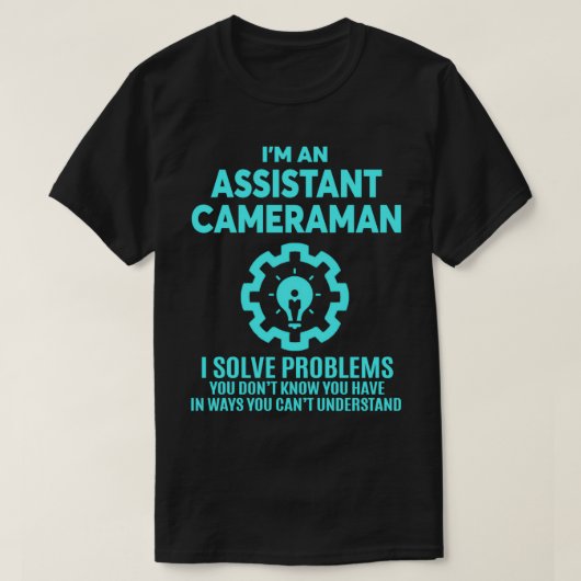 ASSISTANT CAMERAMAN NICE DESIGN 2017 3 T-SHIRT (Design voorkant)