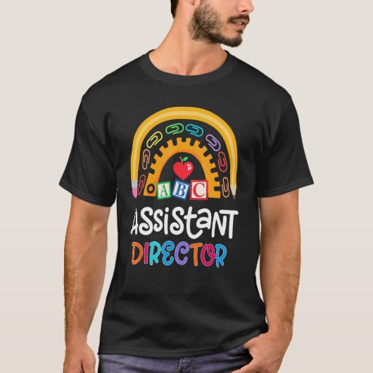 Assistant Director Appreciation Week Theater Nursi T-shirt (Voorkant)