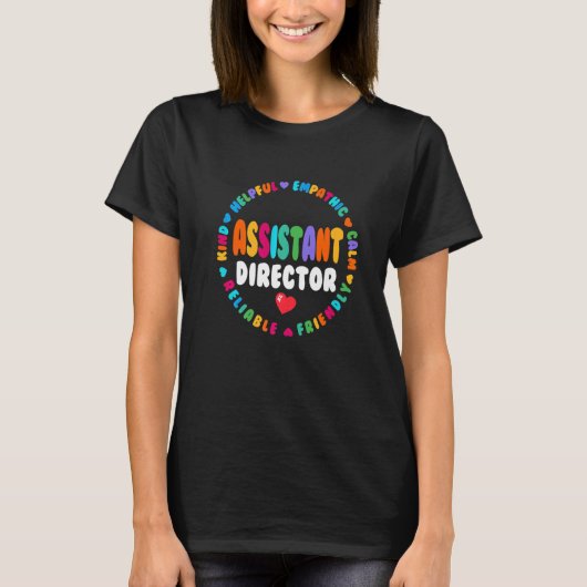 Assistant Director Appreciation Week Theater Nursi T-shirt (Voorkant)