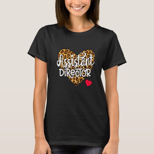 Assistant Director Appreciation Week Theater Valen T-shirt (Voorkant)