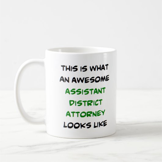 assistant district attorney, awesome koffiemok (Links)