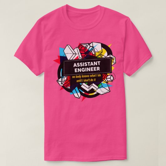 ASSISTANT ENGINEER Classic TShirt (Design voorkant)