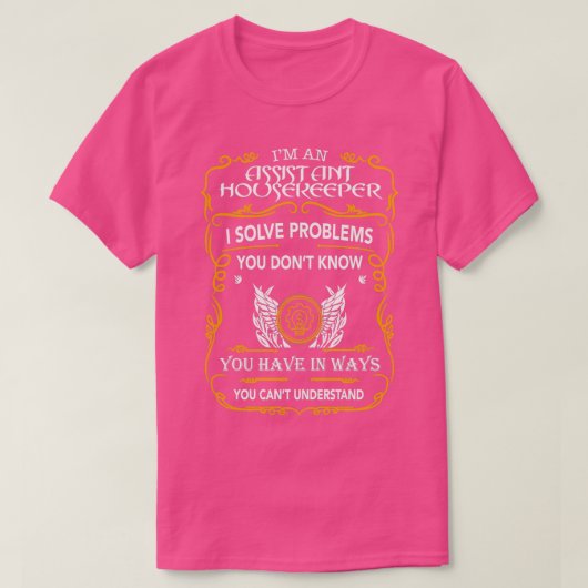 ASSISTANT HOUSEKEEPER Classic TShirt (Design voorkant)