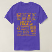 ASSISTANT LIBRARIAN NICE DESIGN 2017 T-SHIRT (Design voorkant)