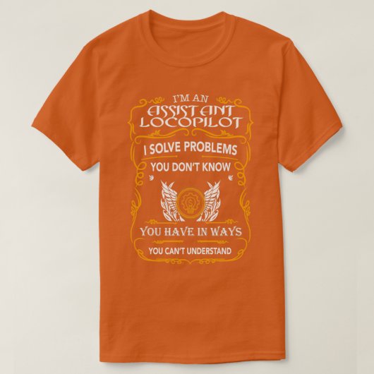 ASSISTANT LOCOPILOT T-SHIRT (Design voorkant)