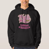 Assistant Manager-cadeau (beste werelden) Hoodie (Voorkant)