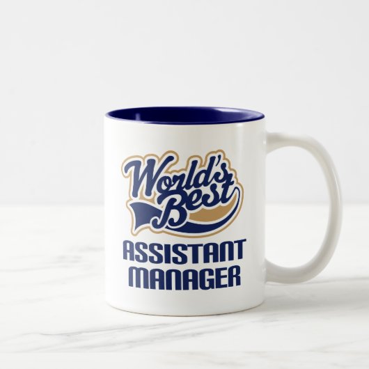 Assistant Manager-cadeau (beste werelden) Tweekleurige Koffiemok (Rechts)