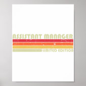 ASSISTANT MANAGER Funny Job Title Vademage Poster (Voorkant)