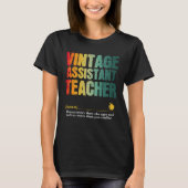 Assistant Teacher Appreciation Week Back to School T-shirt (Voorkant)