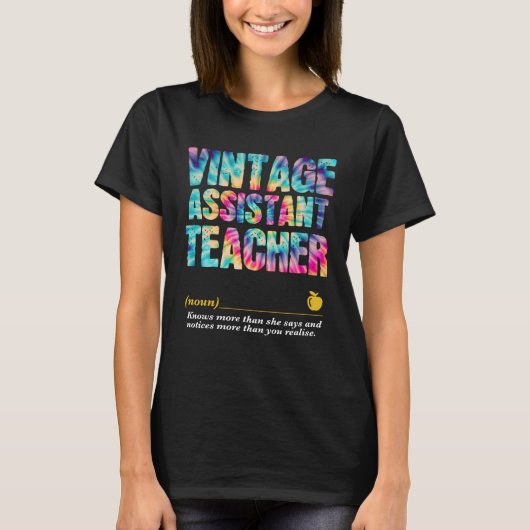 Assistant Teacher Appreciation Week Back to School T-shirt (Voorkant)