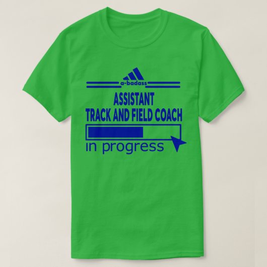 ASSISTANT TRACK EN FIELD COACH T-SHIRT (Design voorkant)