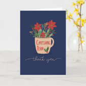 Assisted Living Personeel Bedankt voor de kerstdag Kaart (Gele Bloem)