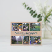 Assistens Kirkegård Collage 2 Briefkaart (Staand voorkant)