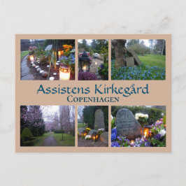 Assistens Kirkegård Collage 2 Briefkaart