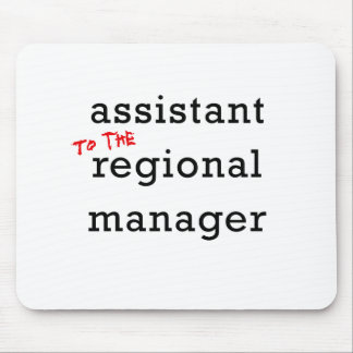 Assistent (aan de regionale beheerder) muismat