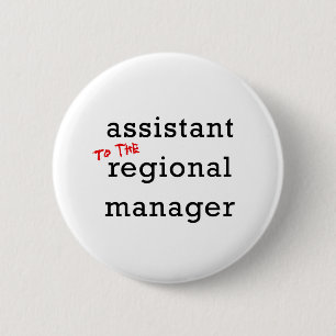 Assistent (aan de regionale beheerder) ronde button 5,7 cm