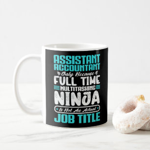 Assistent Accountant Functie Titel Grappig Beroep Koffiemok