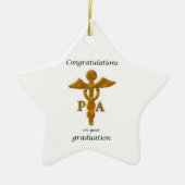 Assistent-Afstuderen voor artsen Gefeliciteerd Keramisch Ornament (Voorkant)