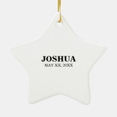 Assistent-Afstuderen voor artsen Gefeliciteerd Keramisch Ornament (Achterkant)