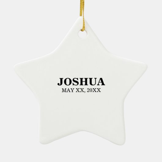 Assistent-Afstuderen voor artsen Gefeliciteerd Keramisch Ornament (Achterkant)