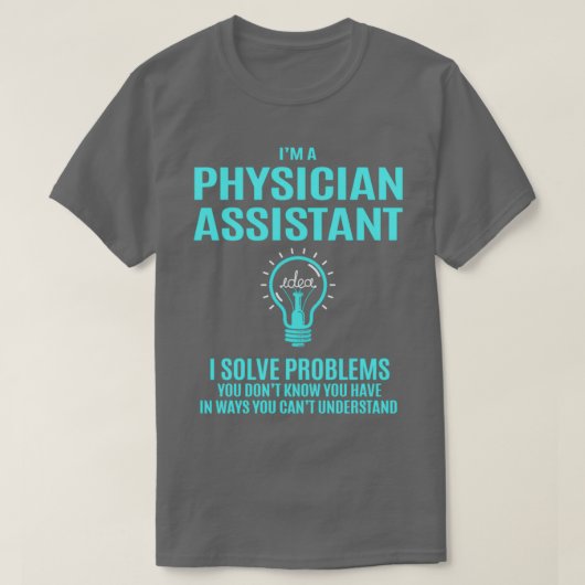 Assistent arts bij het oplossen van problemen Cade T-shirt (Design voorkant)