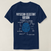 Assistent arts Brain PA School Afstuderen Day T-shirt (Design voorkant)