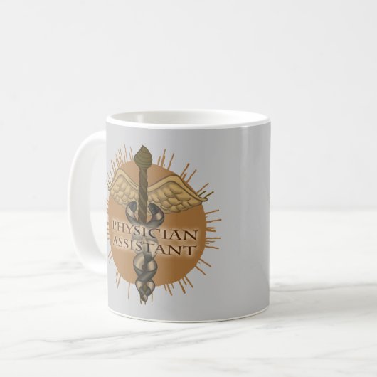 Assistent-arts Caduceus Koffiemok (Voorkant links)