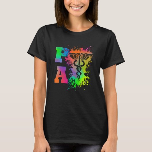 Assistent-arts Caduceus PA T-shirt (Voorkant)