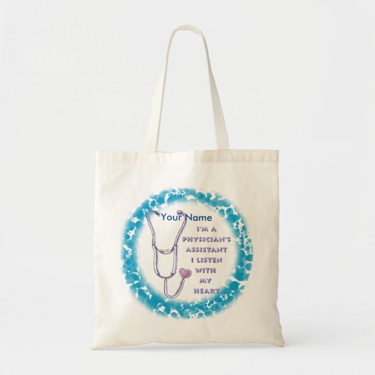 Assistent arts canvas tas hart (Voorkant)