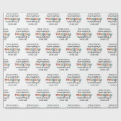 Assistent arts Funny Geweldige PA Gift Cadeaupapier (Vlak)