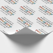 Assistent arts Funny Geweldige PA Gift Cadeaupapier (Hoek)