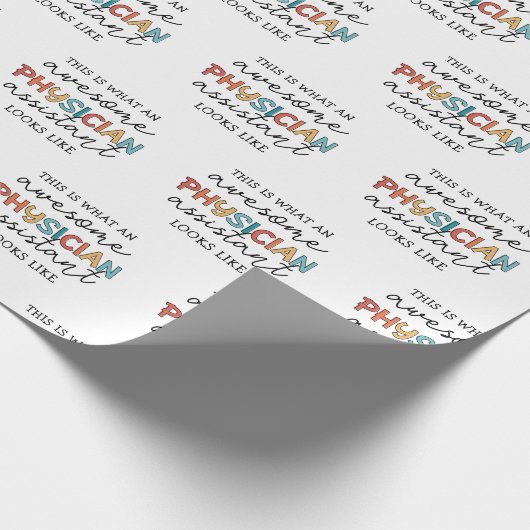 Assistent arts Funny Geweldige PA Gift Cadeaupapier (Hoek)