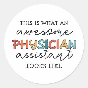 Assistent arts Funny Geweldige PA Ronde Sticker