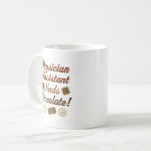 Assistent arts (Funny) Gift Koffiemok (Voorkant links)