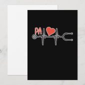 Assistent arts hartslag PA Medische studenten Bedankkaart (Voorkant / Achterkant)