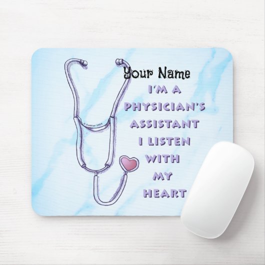 Assistent arts Heart Muismat (Met muis)