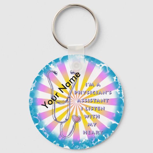 Assistent arts Heart Sleutelhanger (Voorkant)